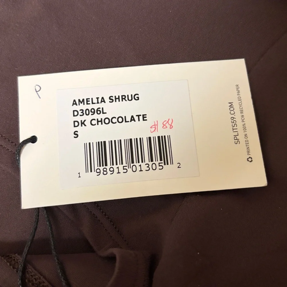 Splits59 Amelia shrug dark chocolate - Picture 3 of 3